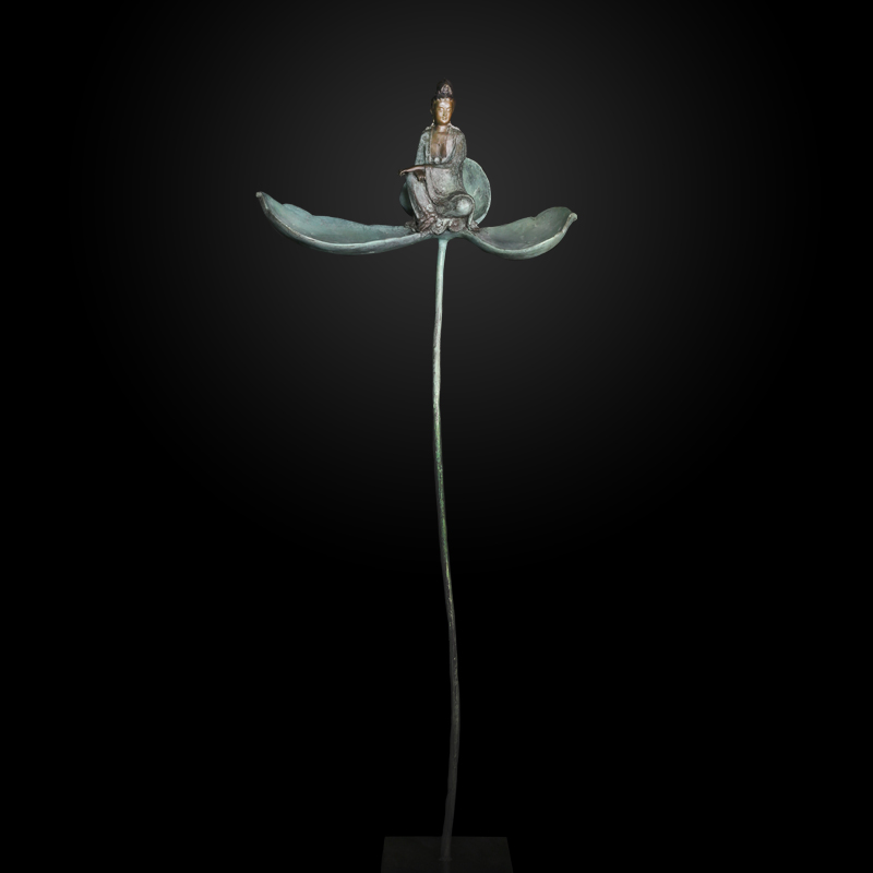 陳紹寬的佛像藝術品，觀音。